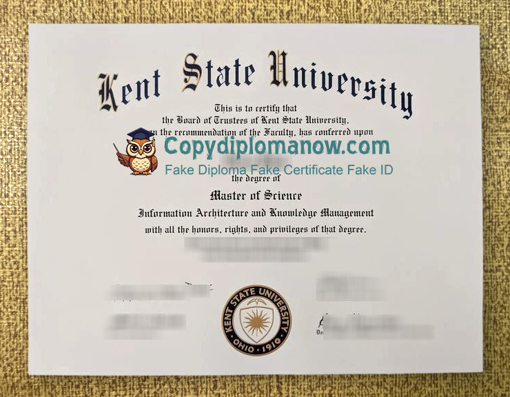 Kent State University Diploma, KSU Diploma