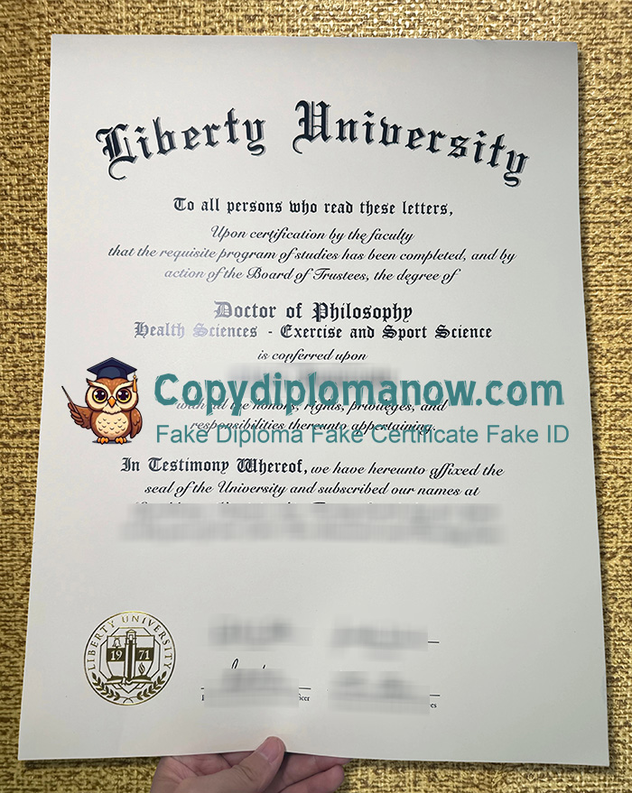 Liberty University Diploma