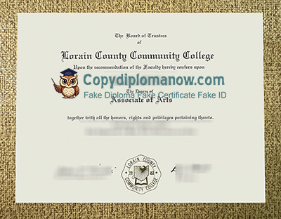 Lorain County Community College Diploma
