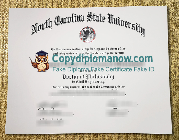 North Carolina State University Diploma, NCSU Diploma