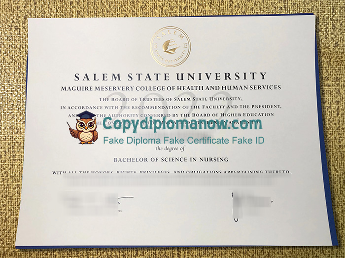 Salem State University Diploma, SSU Diploma