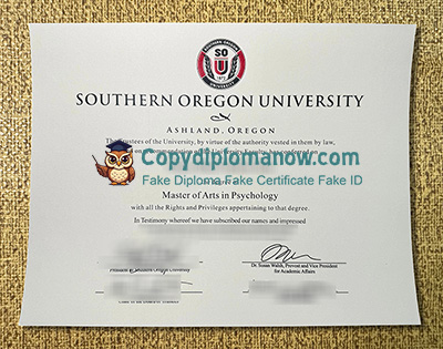 Southern Oregon University Diploma