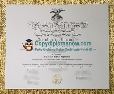 Georgetown University Diploma