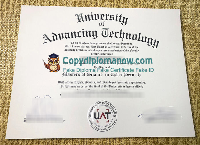 University of Advancing Technology Diploma, UAT Diploma