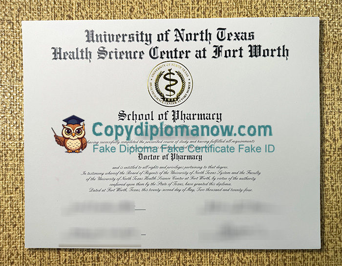 UNT Health Fort Worth Diploma