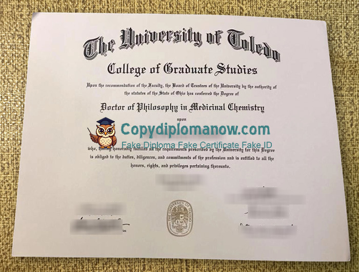University of Toledo Diploma
