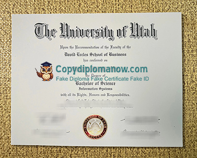 University of Utah Diploma
