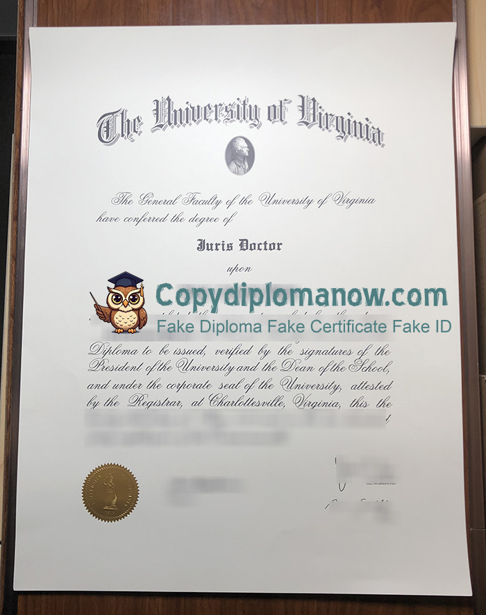 University of Virginia Diploma