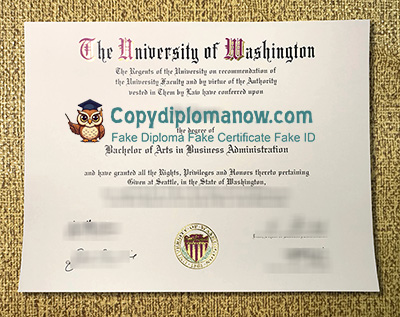 University of Washington Diploma