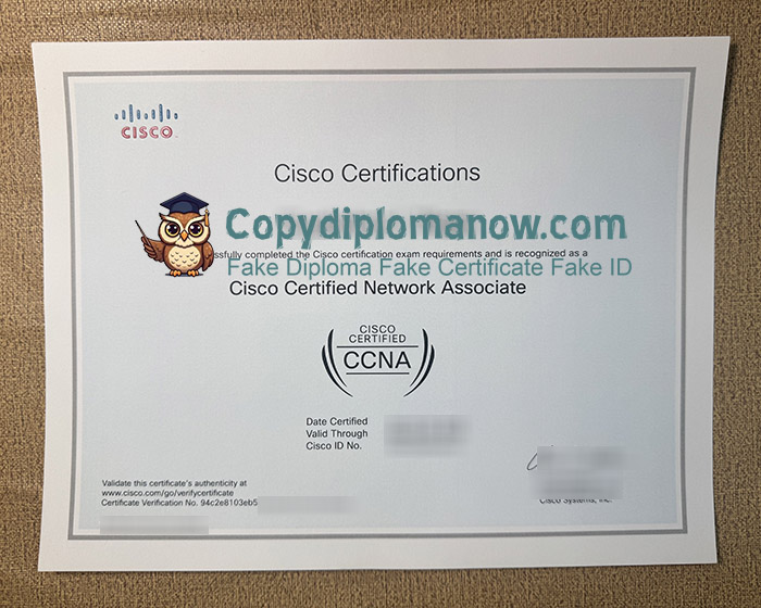 Cisco Certifications, Cisco Certified Network Associate Certificate