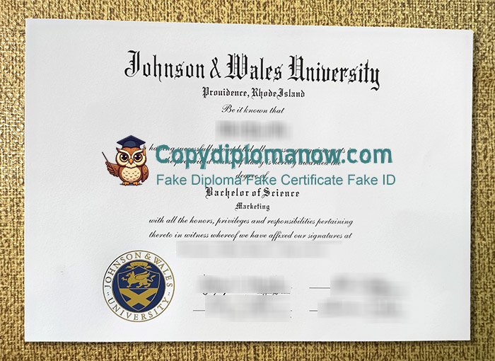 Johnson & Wales University Diploma, JWU Diploma