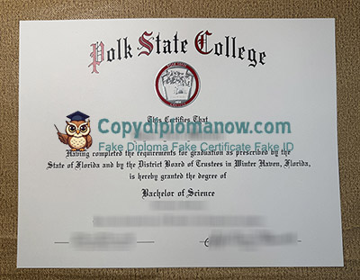 Polk State College Diploma, PSC Diploma