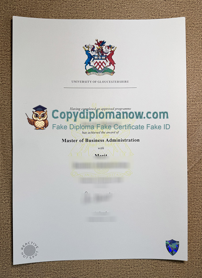 University of Gloucestershire Degree