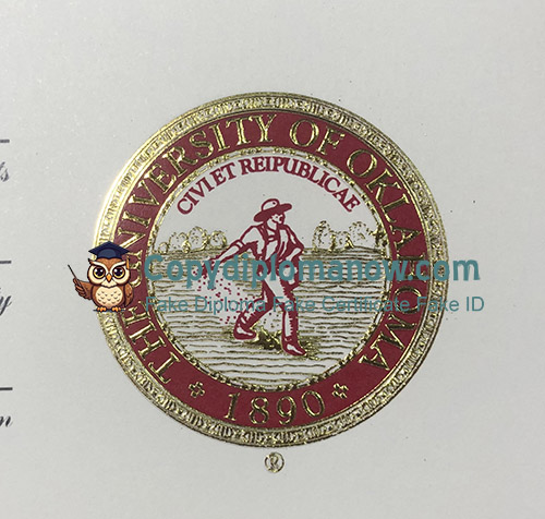 University of Oklahoma Diploma seal